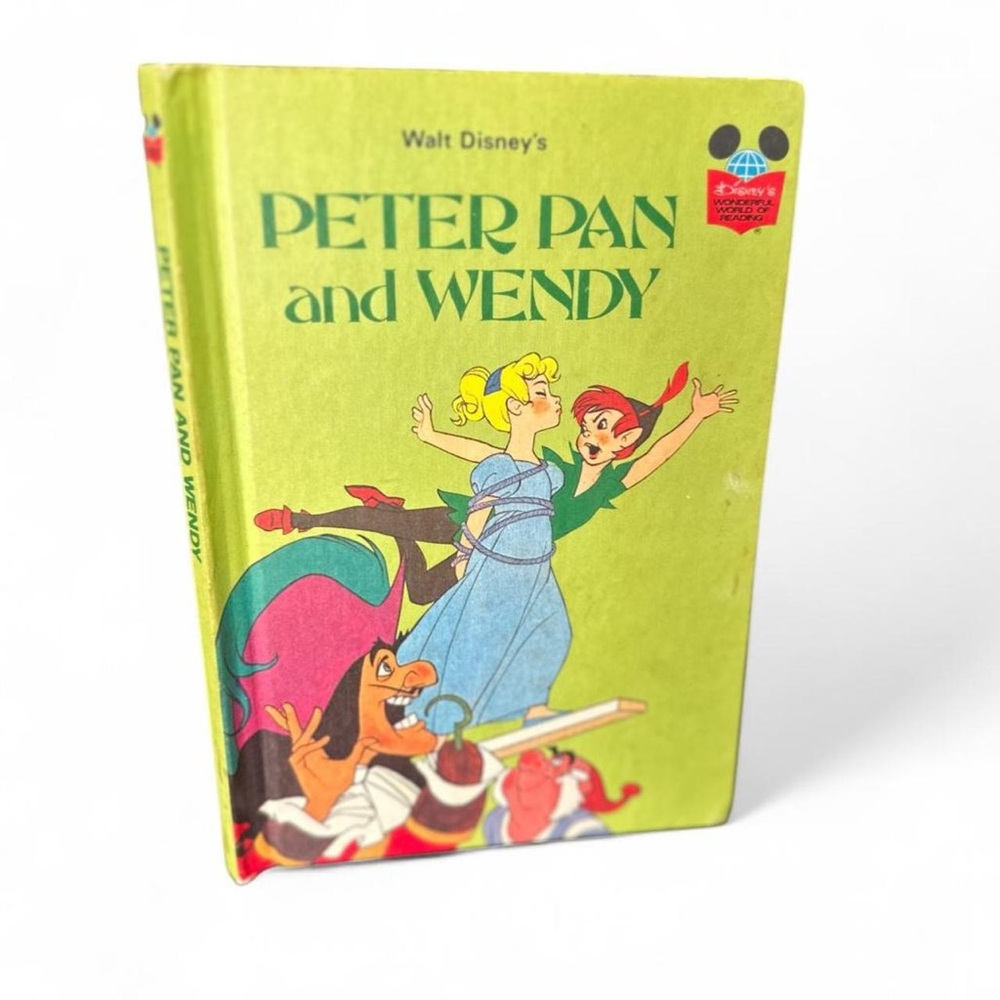 Vintage 1981 Disney Peter Pan & Wendy First American Edition Book Club Hardcover
